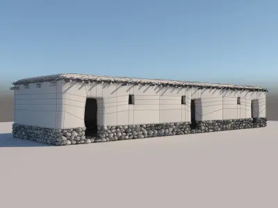 Neolithic structure 3D model