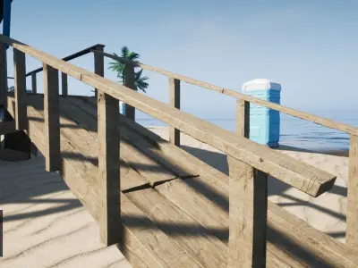 UE4 Island Low-poly 3D model