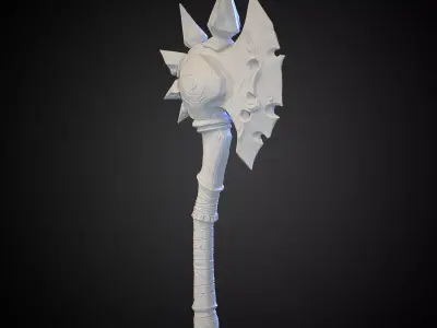 Stylized Axe 06 3D model