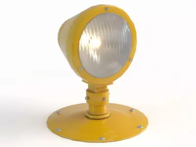 Taxiway Approach Light Low-poly 3D model