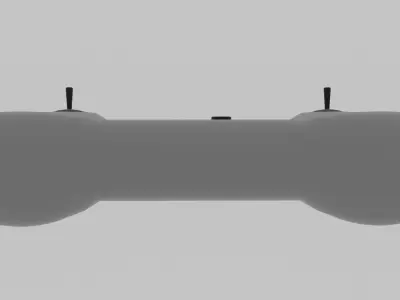 Cyberpunk Drone Controller Low-poly 3D model