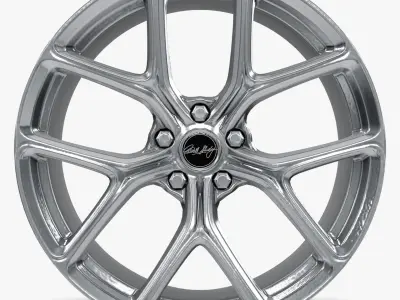 Carroll Shelby Wheel Company CS3 WheelChrome Powder Mustang 3D model