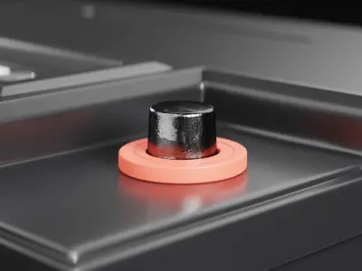 Car Battery Type D 3D model