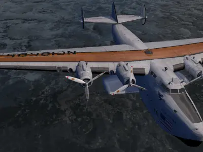 Boeing B-314 Clipper - C-98 3D model