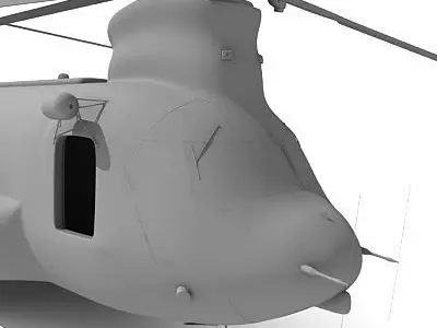 Chinook CH-47 Helicopter 2 3D model