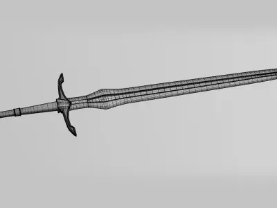 Warrior Weapons Set 3D model