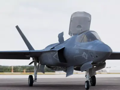 Lockheed Martin F-35B Lightning II Marines STOVL 3D model