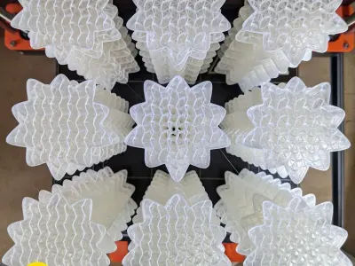 Water Lilly Pond Filter Media Free 3D print model