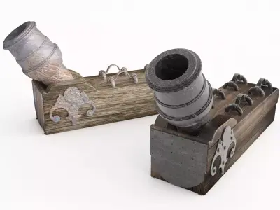 Cannon 01 02 3D model