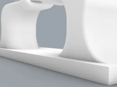 Fairlead 1 Low-poly 3D model