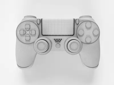 Sony PlayStation PS4 PRO DualShock Controller 3D model