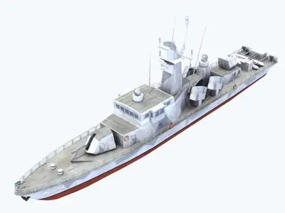 Goteborg Missile Boat 3D model