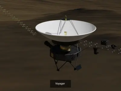 Voyager-Copernicus nasa spacecraft on mars 3D Model Collection
