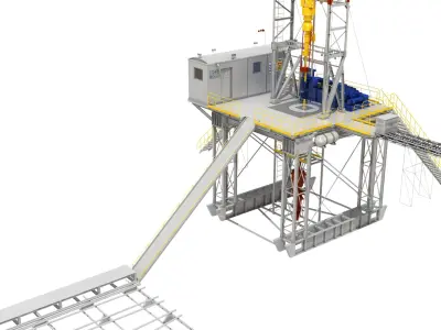 Land Rig 3D model