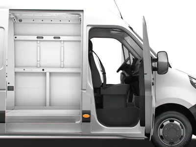 Opel Movano Van L4H2 HQ Interior 2021 3D model