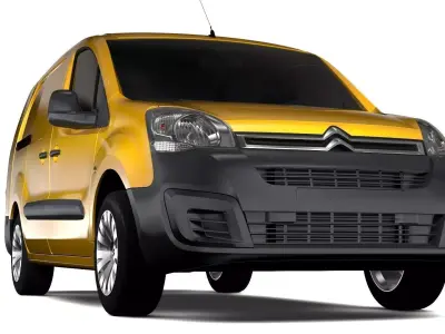 Citroen Berlingo Van L2 2slidedoors 2017 3D model