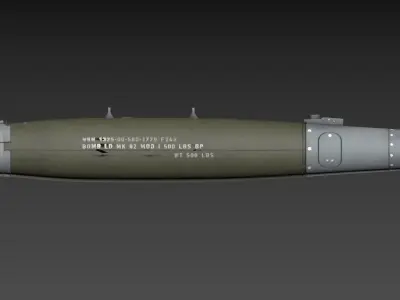 GBU-54 Laser JDAM 3D model