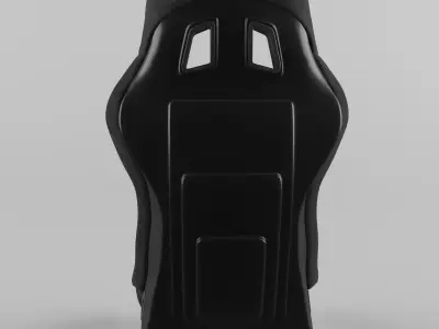 Racing Seat Sparco QTR PILOT Black 3D model