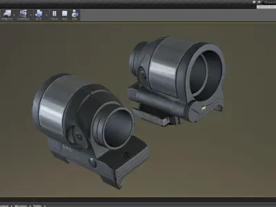 PBR SRS02 Sight Low-poly 3D model