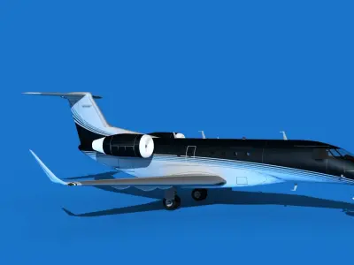 Embraer Praetor 600 V09 3D model