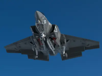 Powerful F35CF 3D model