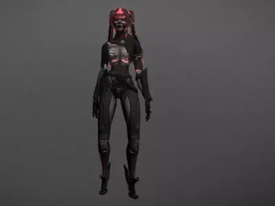 SCARLET Free Sci-fi 3D print model
