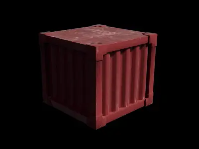 PUBG Supply Crate Free 3D model