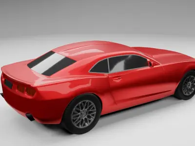 Car model chevrolet camaro Free 3D model