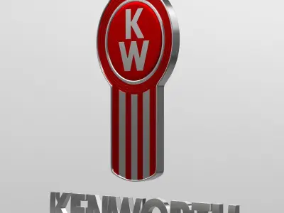 kenworth logo 3D model