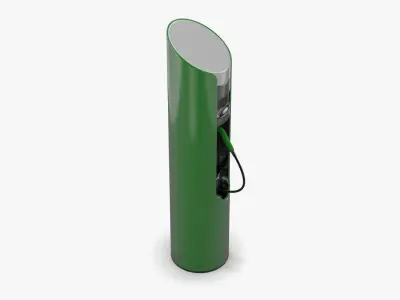 Electric Car Charger 3D model