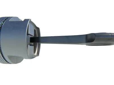 Piston engine 3D model