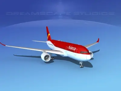 Airbus A350-800 Avianca 3D model