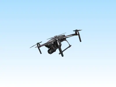 Quadcopter Drone 3D model