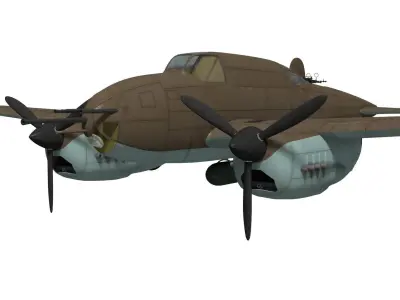 PZL p38 wilk 3D model