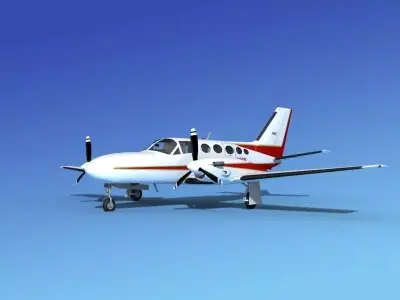 Cessna 425 Conquest I V01 3D model
