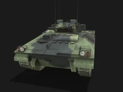 Tank FV511 Low-poly 3D model