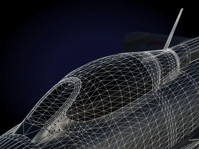 MiG-21 F-13 Fishbed C Low-poly 3D model