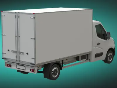 Renault Master 2015 BoxTruck FWD 3D model