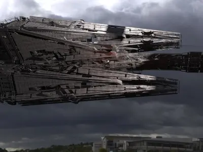 Dreadnaught Ship Wreck 18  3D model