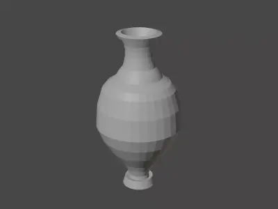 Ancient Vase Free low-poly 3D model