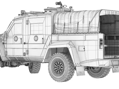 3D BearCat X3 Firecat 3D model