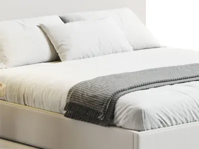 RH Sullivan Fabric Bed 3D model