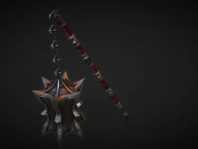 ThalDaras the Sanguine Mace 3D model