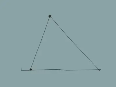 Phone stand Low-poly 3D model