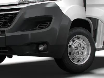 Citroen Jumper Van L2H2 HQ Interior 2023 3D model