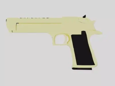 Desert Eagle Free low-poly 3D model