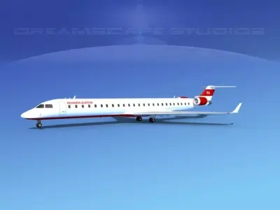 Bombardier CRJ1000 Richards Aviation 3D model