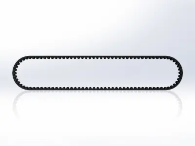 Belt HTD 500 5M - Correia HTD 500 5M 3D model