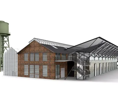 Century Hall 3D model