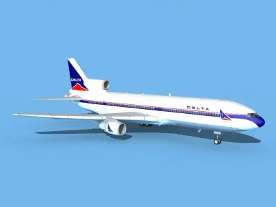 Lockheed L-1011 TriStar Delta 3D model